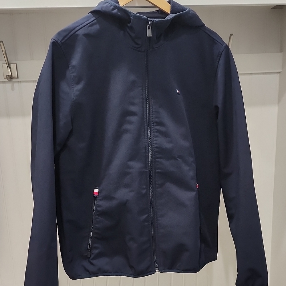 Tommy Hilfiger Men's Dark Blue Windbreaker